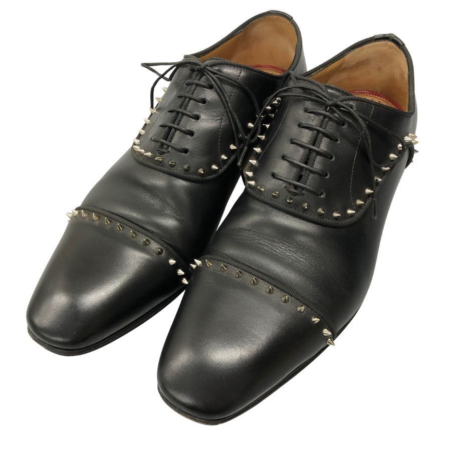 クリスチャン ルブタン レザーシューズ ストレートチップ 内羽根【AFD9