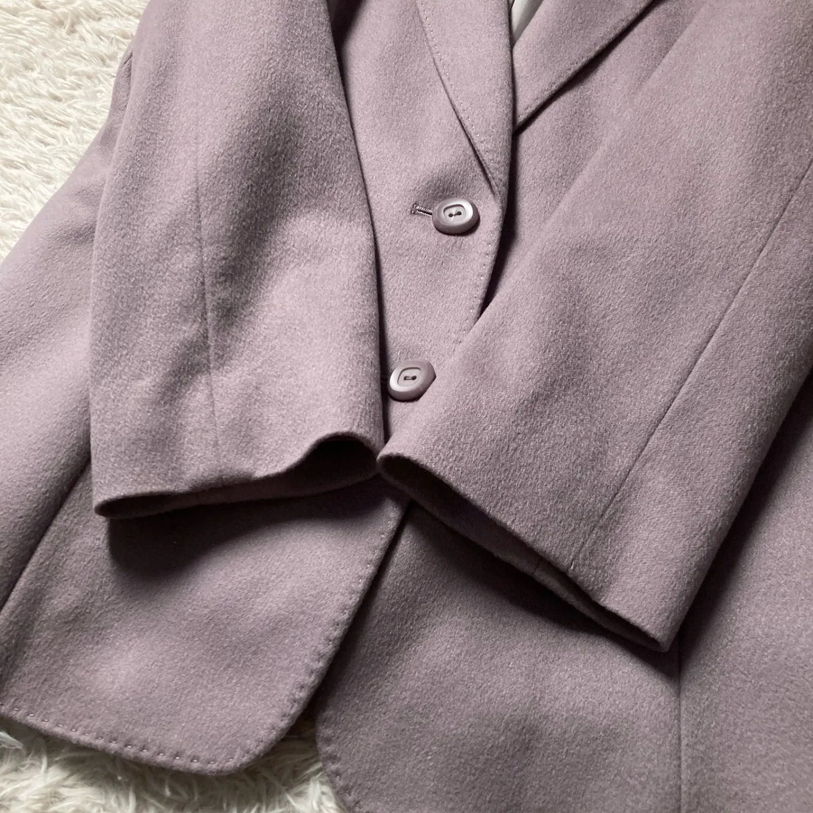 美品 Leilian レリアン テーラードジャケット 2B 2ボタン 上質