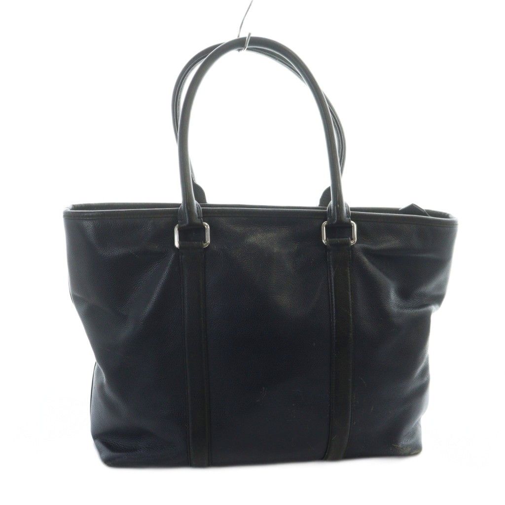 コーチ COACH F54758 トートバッグ ハンド レザー ロゴ 紺 ネイビー