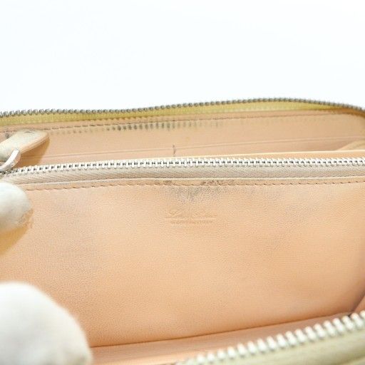 ロロピアーナ Loro Piana 長財布 ウォレット レザー ロゴ ラウンド