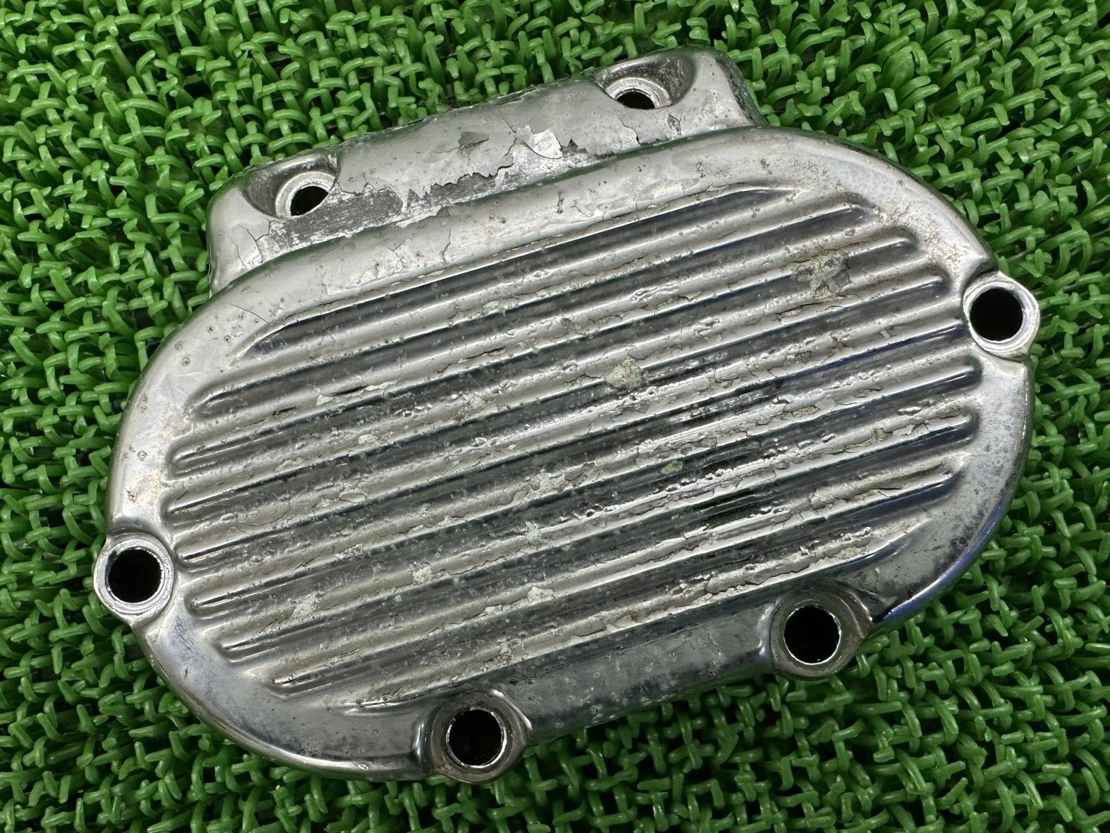 ソフテイル トランスミッションカバー 37082 87 A ハーレー バイク 部品 エボ EVO エンジンカバー ペイント素材に Fe