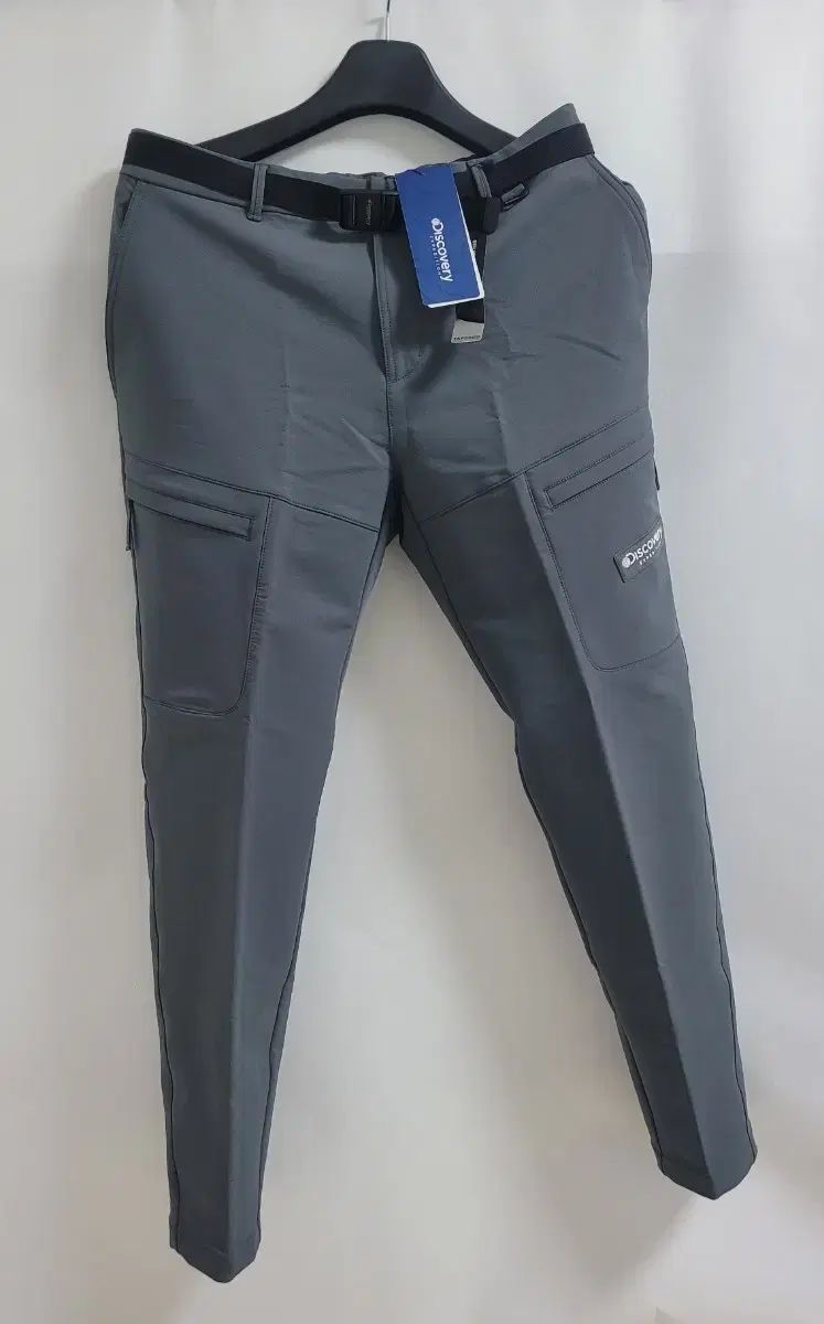 DISCOVERY メンズ アウトドア ベルト付き 機能性 カーゴパンツ M XL