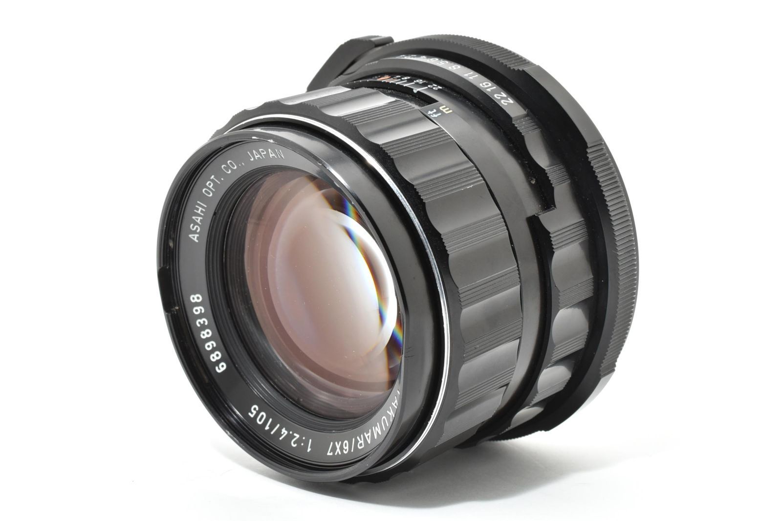 4653 ペンタックス Pentax 6x7 SMC Takumar 105mm f/2.4 Lens [動作