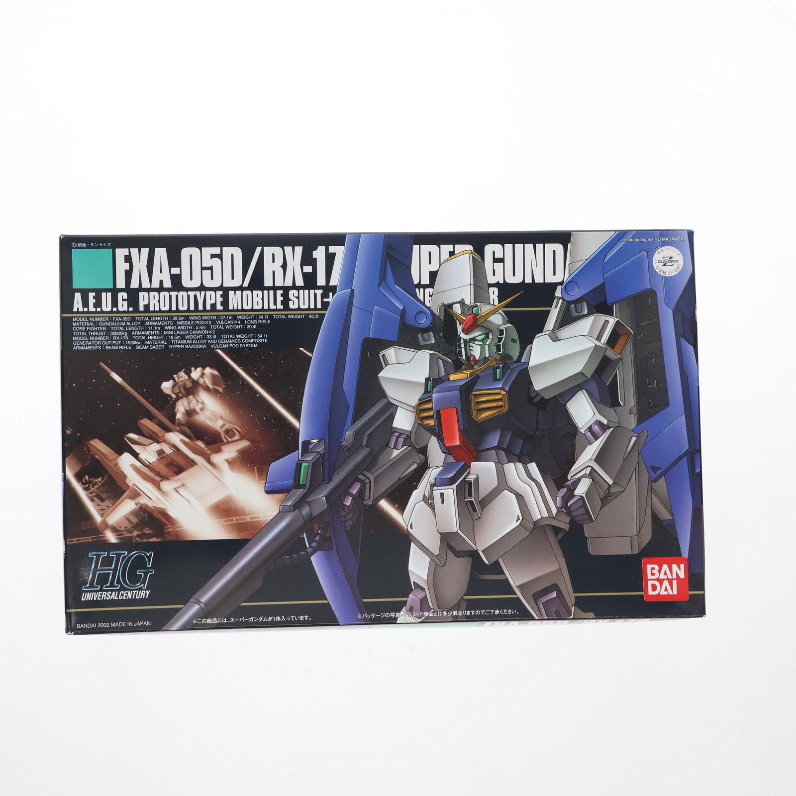 HGUC 1/144 FXA-05D/RX-178 スーパーガンダム 機動戦士Zガンダム