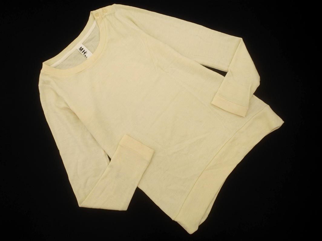 MHL エムエイチエル マーガレットハウエル ウール混 プルオーバー