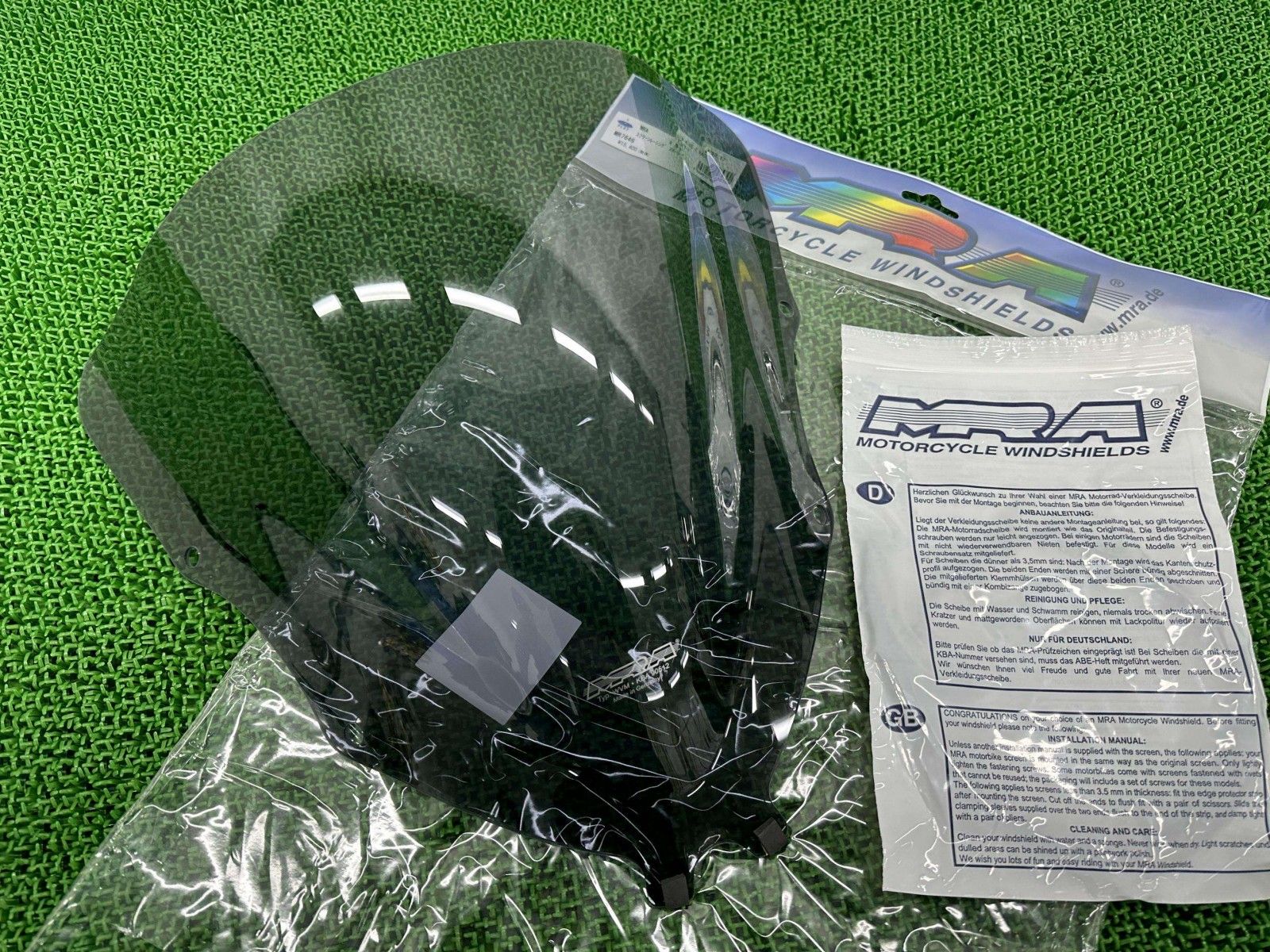 MRA製RnineTレーサー スクリーン MR 764 S 社外 バイク 部品 BMW 17年～22年 レーシングスクリーン スモーク mA