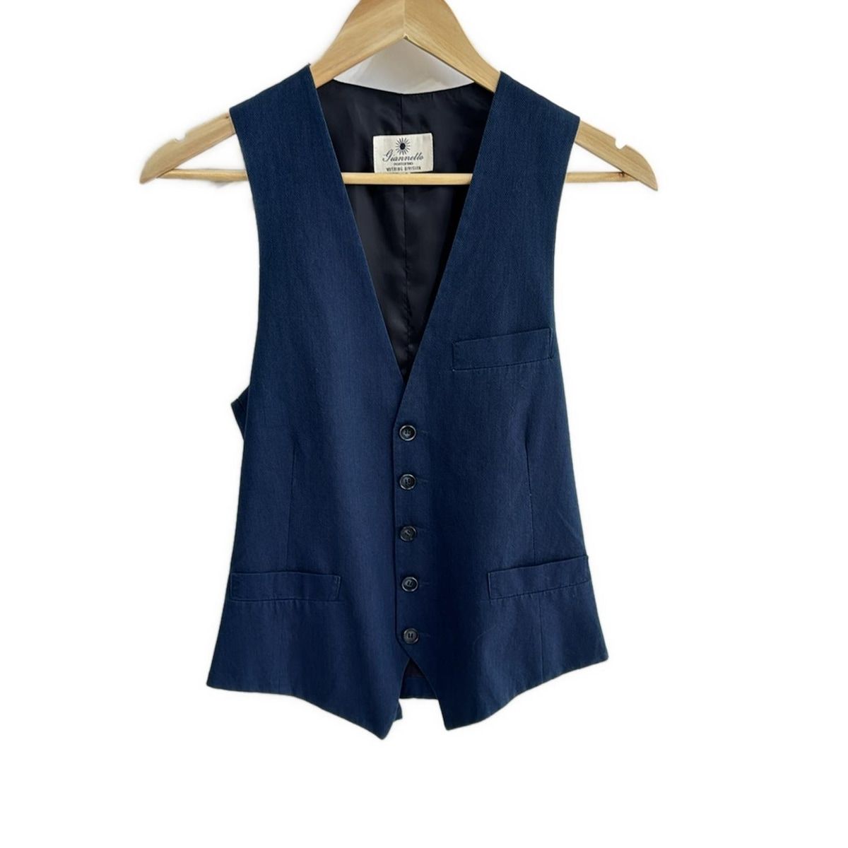 Giannetto ジャンネット ベスト サイズ40 M レディース - ネイビー