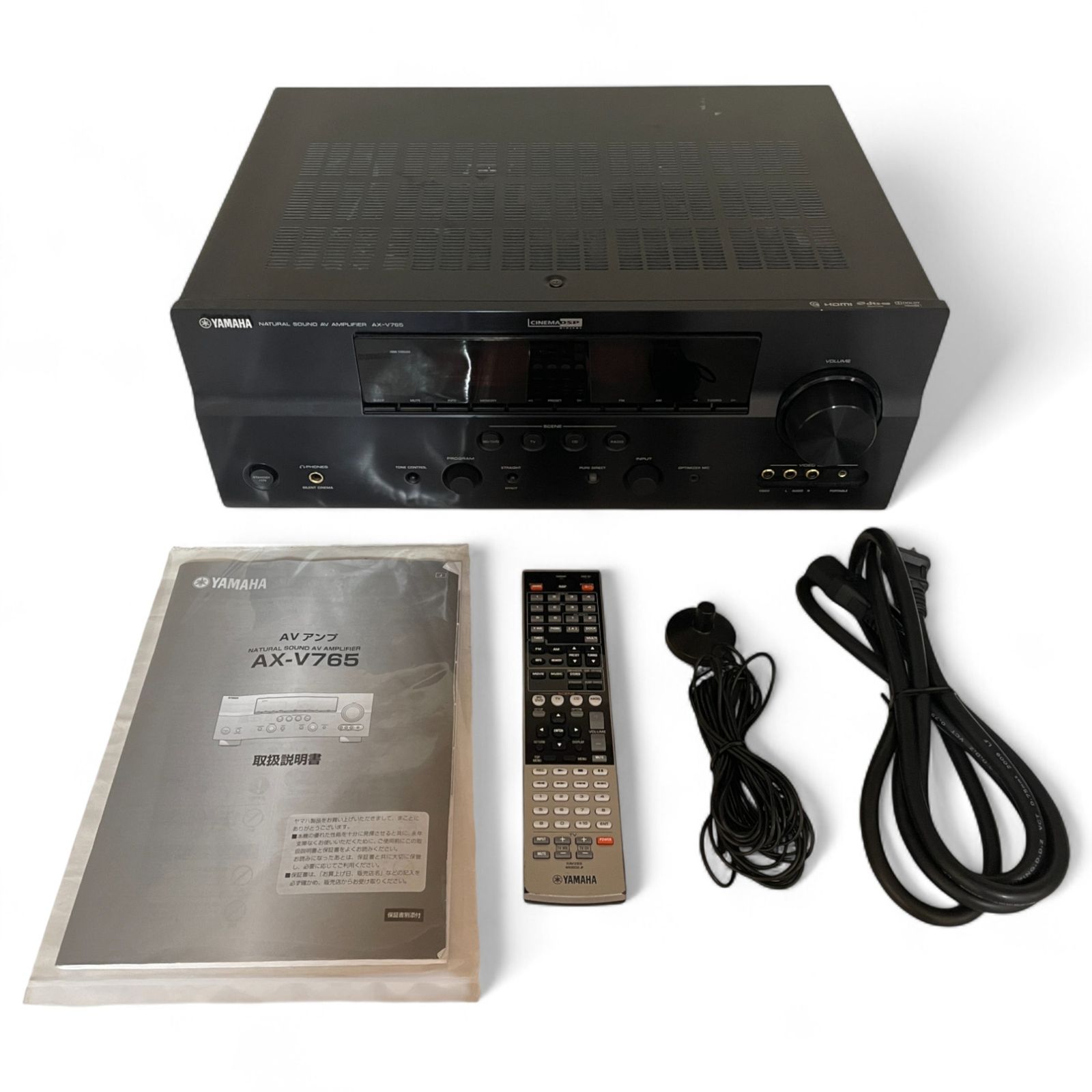 □ ヤマハ YAMAHA AX-V765(B) AVアンプ 7.1ch ブラック 2000-2858