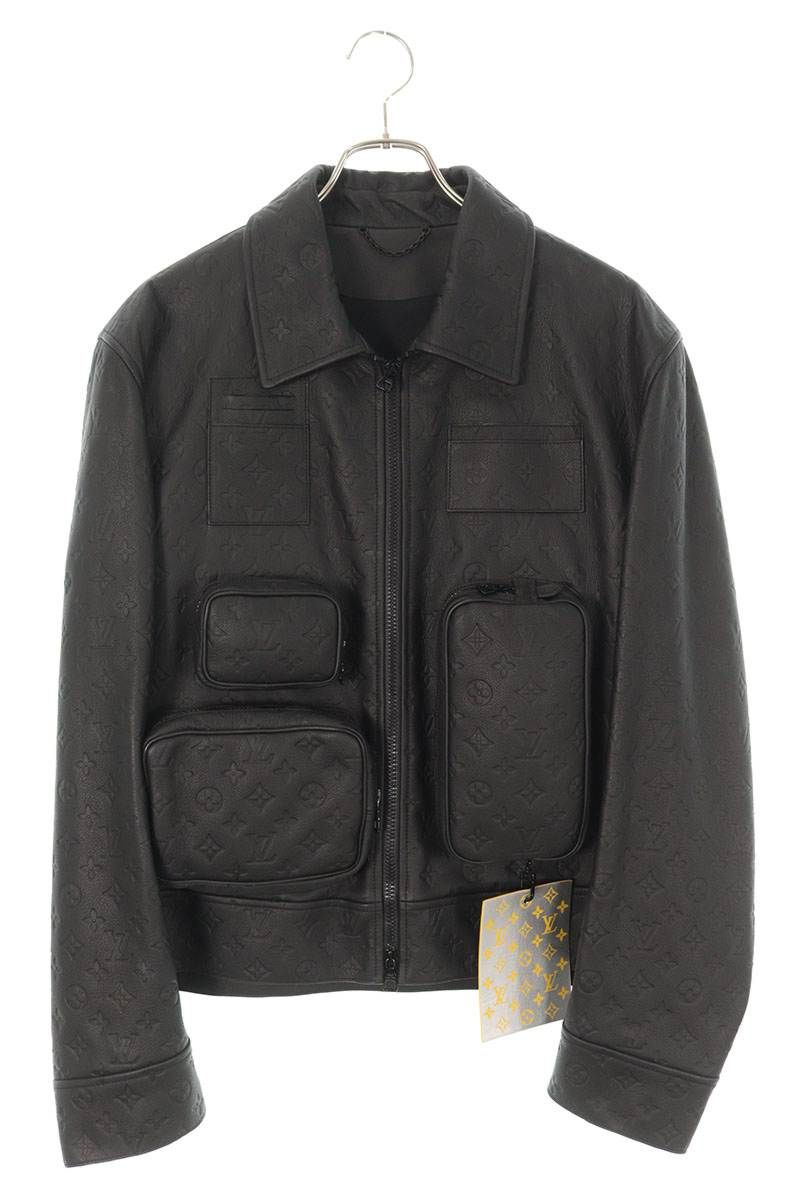 ルイヴィトン 1A5ZTJ HIL46EQXS モノグラムエンボスユティリティレザー