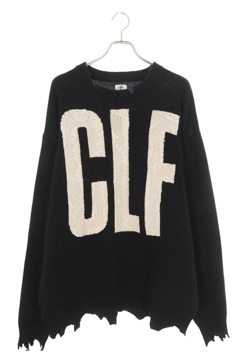 セントマイケル SM-A22-0000-033 CLFダメージ加工ニット メンズ XL