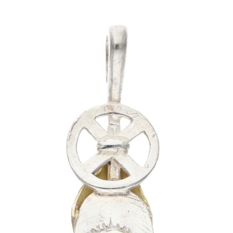 ゴローズ ハートホイールフェザー 大 ネックレストップ メンズ 大