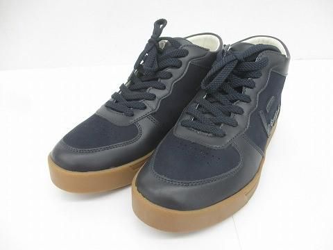 優 サンガッチョ ハイカットスニーカー にゅ NAVY 24 5 cm ネイビー レディース