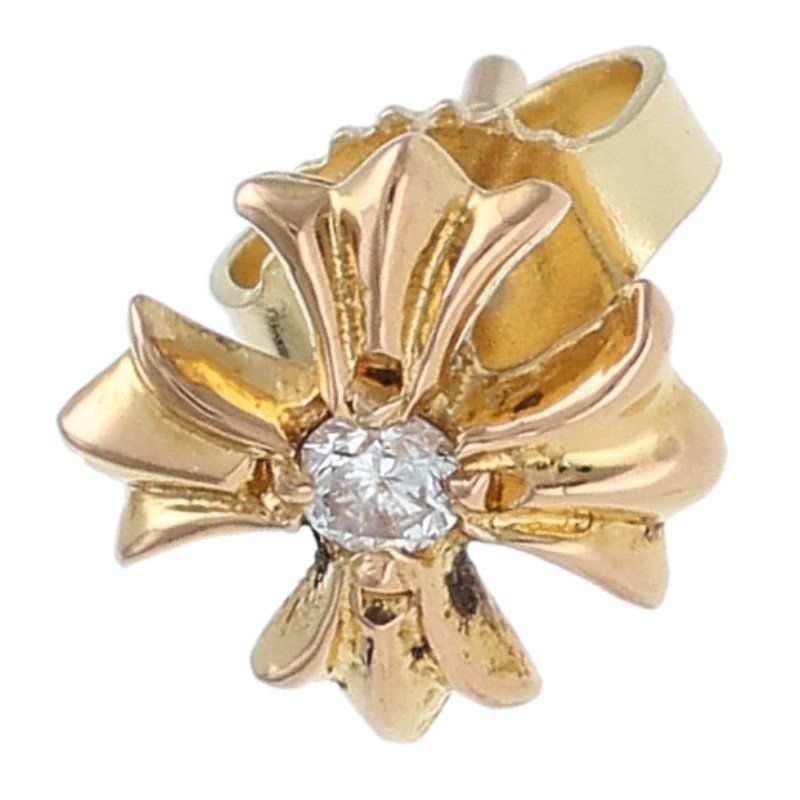 クロムハーツ 22K No2 CH PLS DIA/22KCHプラススタッド 1ダイヤ