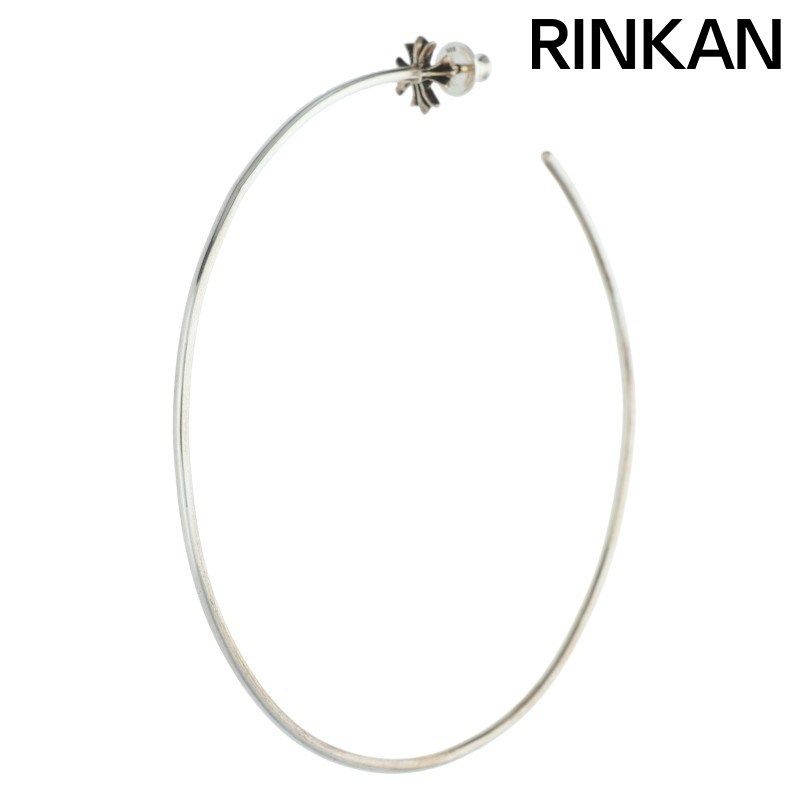 クロムハーツ HOOP CH PLS/CHプラスフープ シルバーピアス メンズ