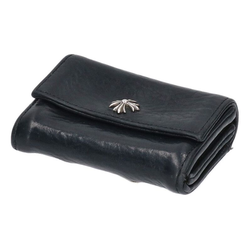 クロムハーツ TINY WALLET タイニーウォレット CHプラスボタンレザー財布 メンズ その他 小物 メンズ