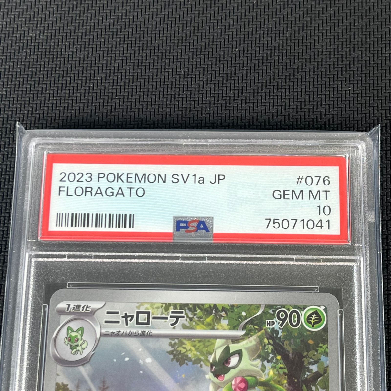 PSA10 ポケカ ニャローテ AR 076/073/SV1A/B トリプレットビート