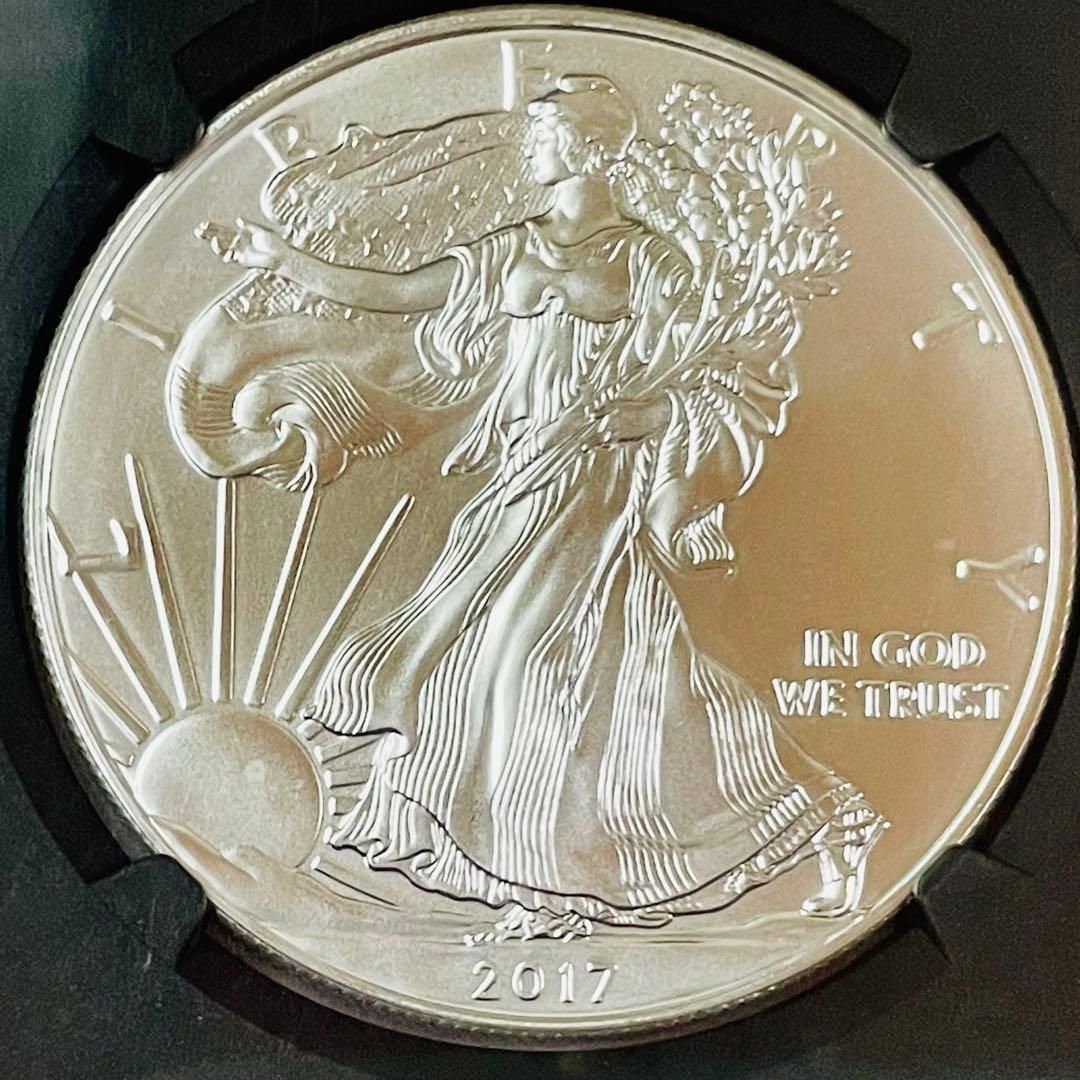 アメリカンシルバーイーグル 銀貨 2017 NGC MS70 FDI - メルカリ