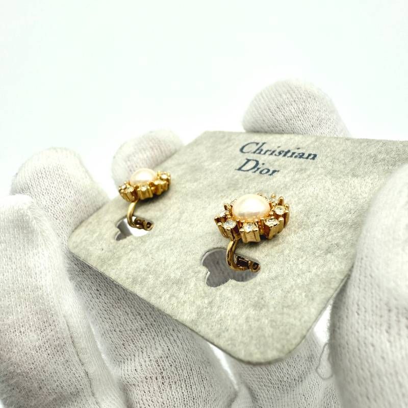 Christian Dior / オールド/イヤリング/--/パール/ゴールド/レディース