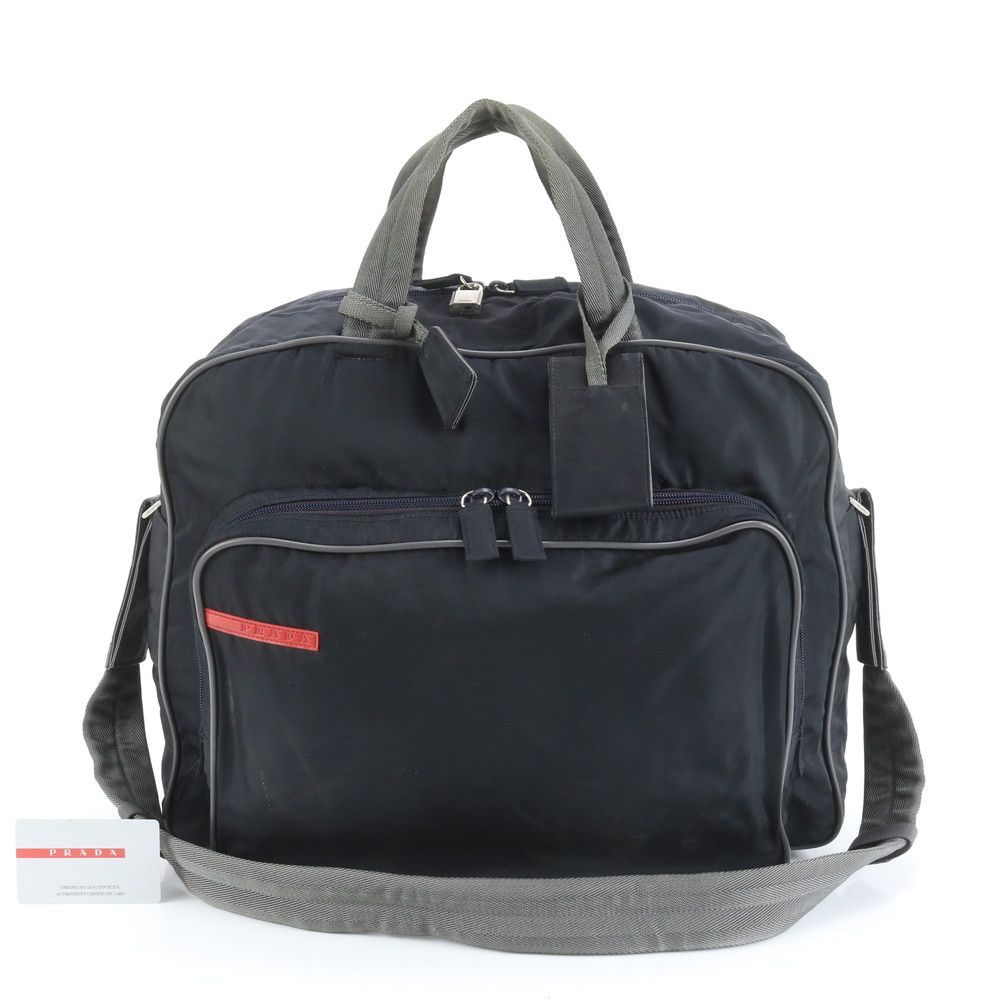 PRADA SPORTS ボストンバッグ ナイロン ギャランティカード付き 美品 プラダ スポーツ ギャランティカード付 テスート ナイロン V370