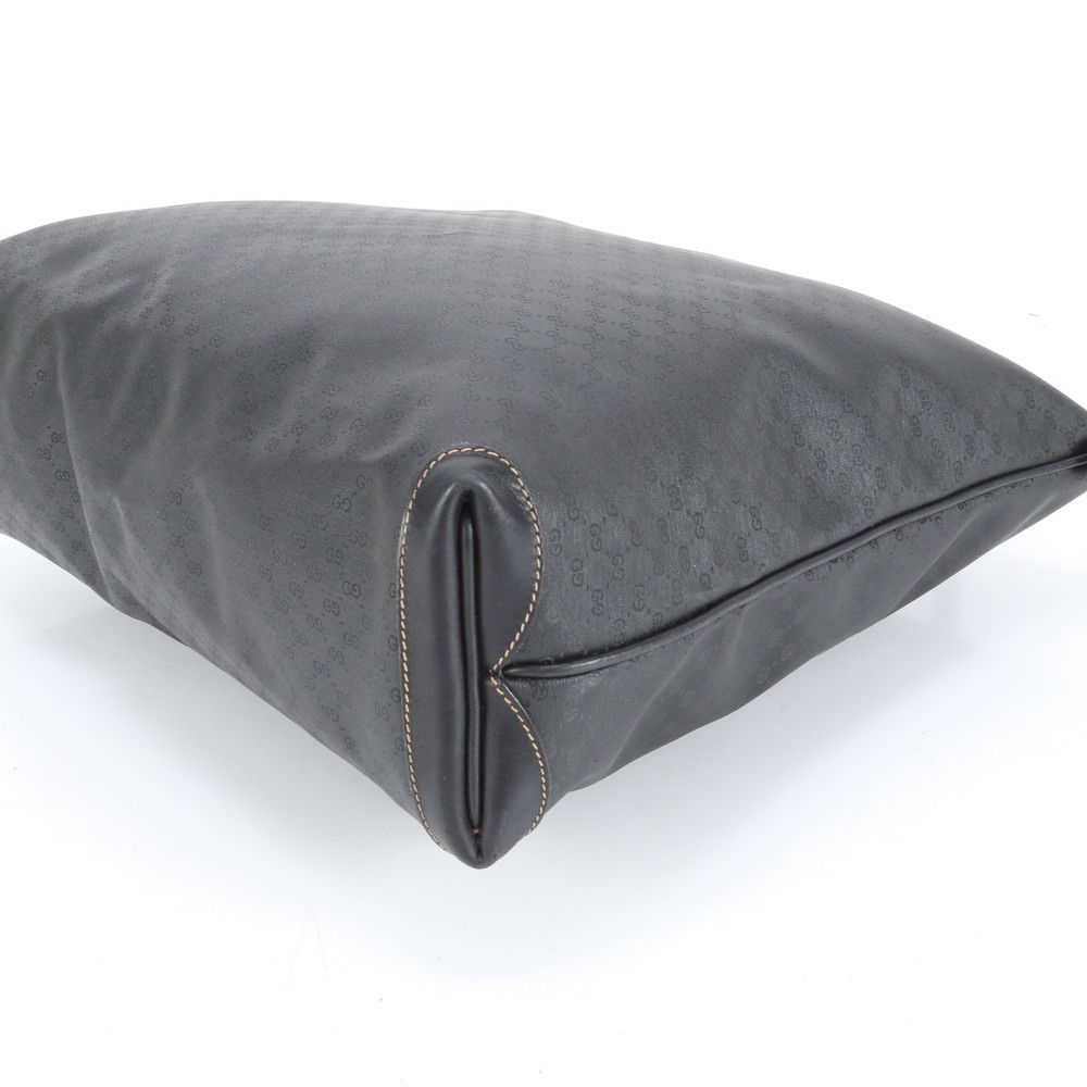 極美品 オールド グッチ マイクロ GG 02-39 レザー トート バッグ