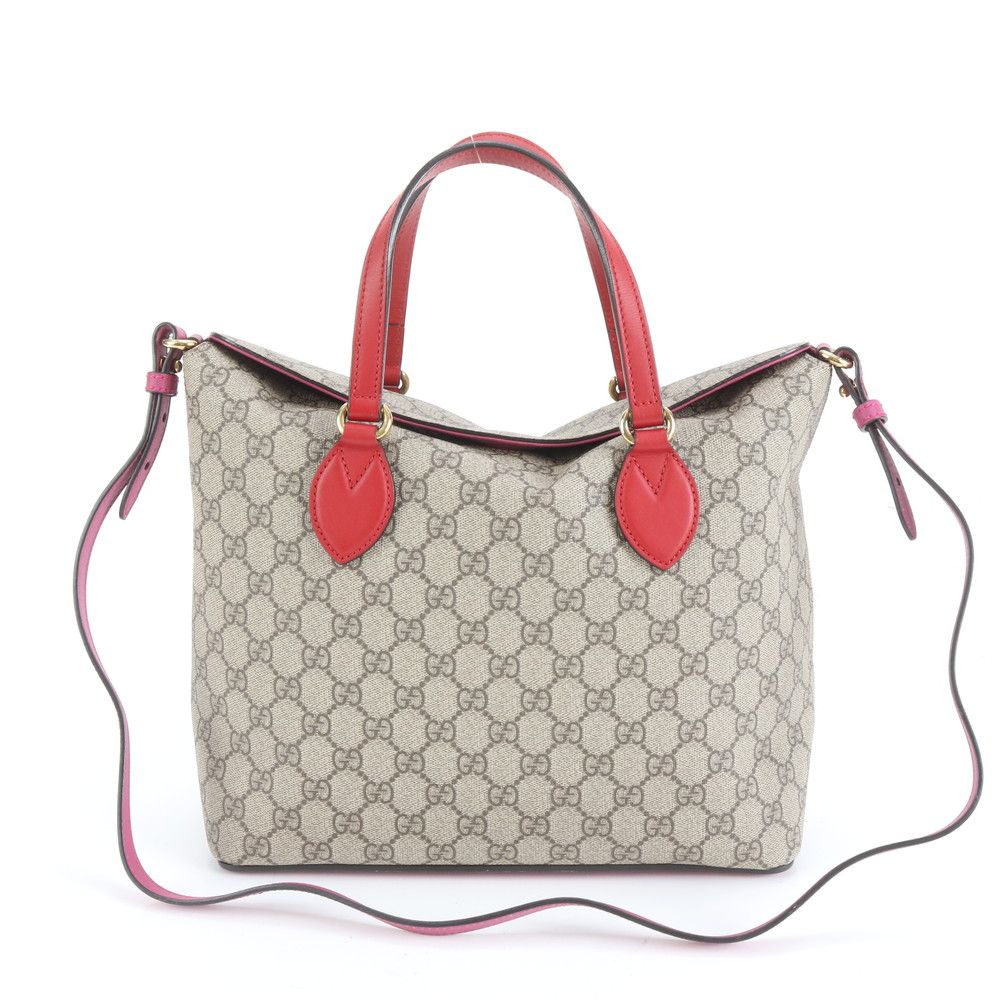 極美品 グッチ GG スプリーム 429147 レザー 2WAY ショルダーバッグ