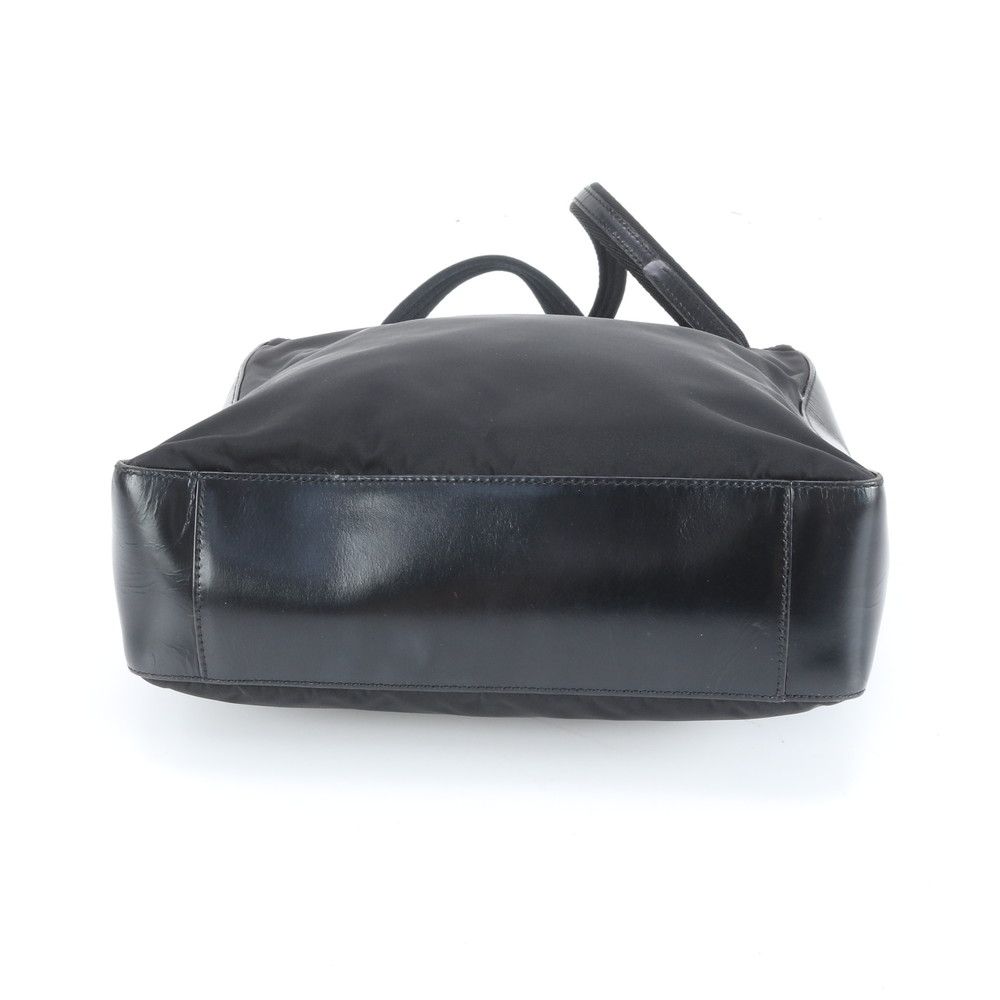 極美品 プラダ テスート ナイロン 三角ロゴ レザー トート バッグ