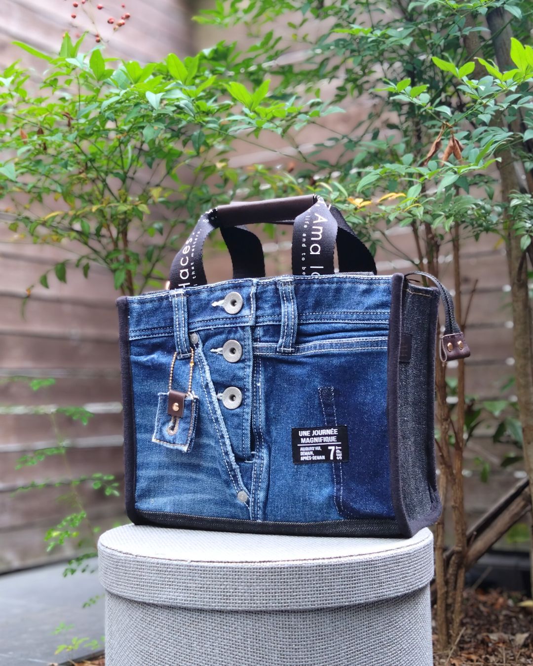 ジッパーバッグ leatherBAG