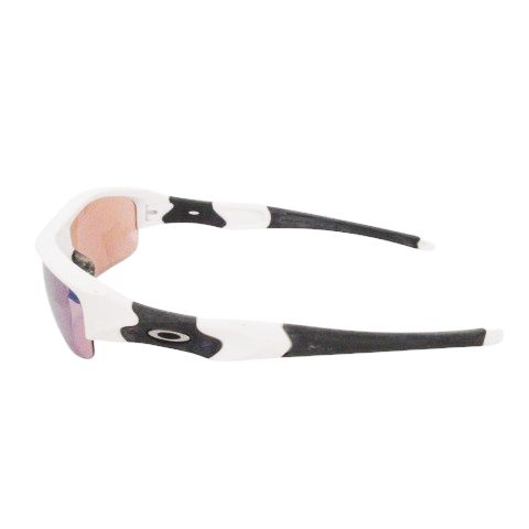 オークリー OAKLEY FLAK JACKET ASIA FIT スポーツサングラス セルフレーム ハーフリム ロゴ 63 14 133 白 ホワイト ピンク レンズ 03 895 J MN 3 GY 35