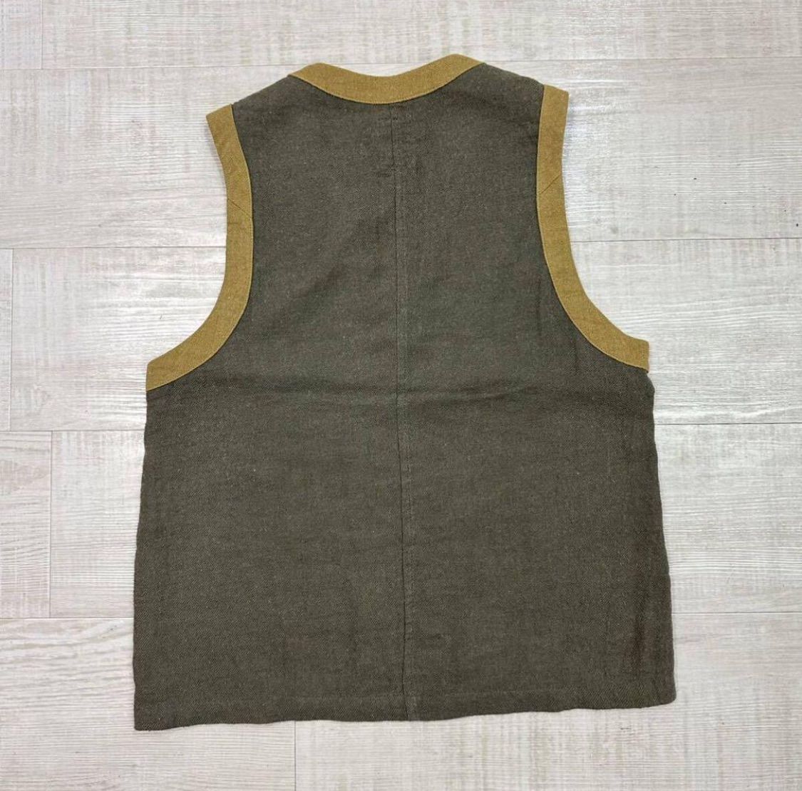 FRANK LEDER フランクリーダー プルオーバー リネン ベスト LINEN VEST