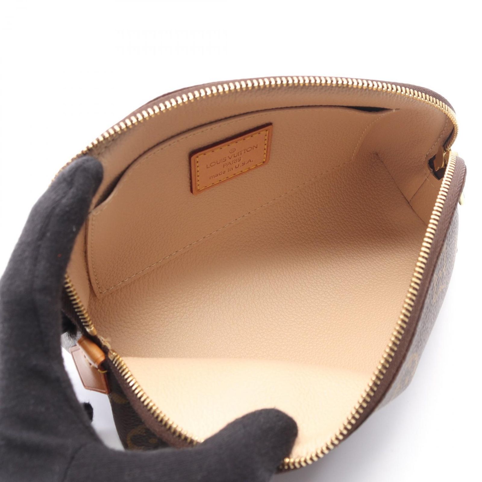 ルイヴィトン モノグラム ポシェット コスメティックポーチ レザー PVC ルイ・ヴィトン LOUIS VUITTON ポーチ ポシェット コスメティック