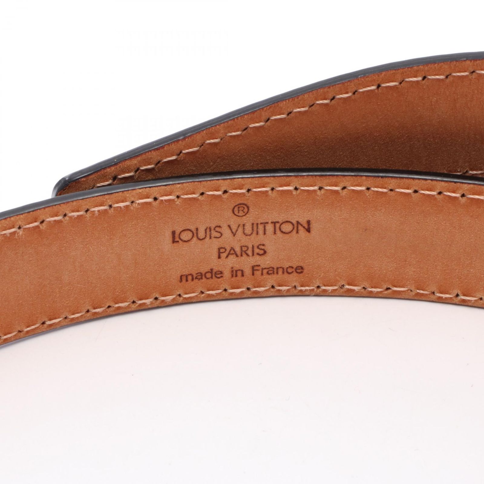 ルイ・ヴィトン LOUIS VUITTON ベルト LVロゴ パテントレザー ベルト