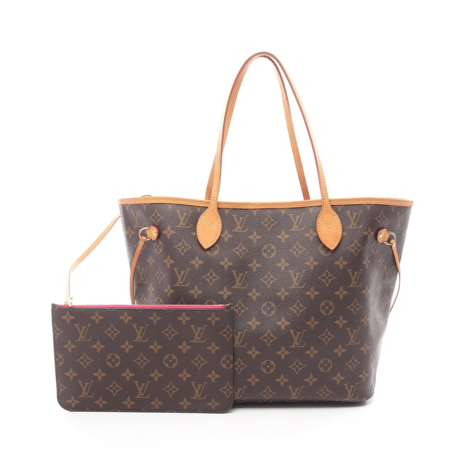 ルイ ヴィトン LOUIS VUITTON トートバッグ ネヴァーフルMM モノグラム ピヴォワンヌ M 41178 PVCコーティングキャンバス レザー レディース