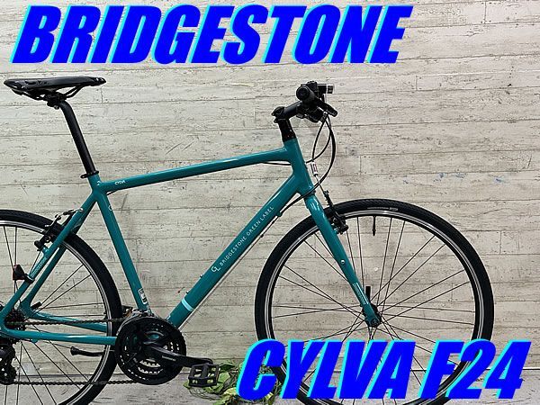 テルスポ イチ推し!! !! CYLVA F 24 GREEN LABEL size 54 175 190 cm ブリヂストン シルヴァ 2017年頃モデル SHIMANO 3 8 s 24段変速 700 c アルミ 21
