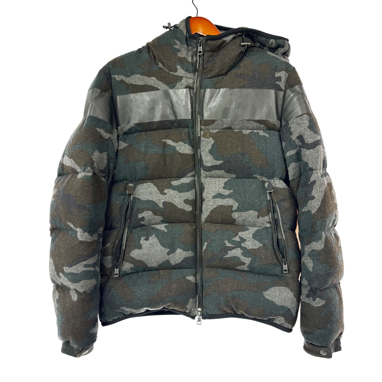 MONCLER ERAULT モンクレール エロー 迷彩 ダウンジャケット カモフラ