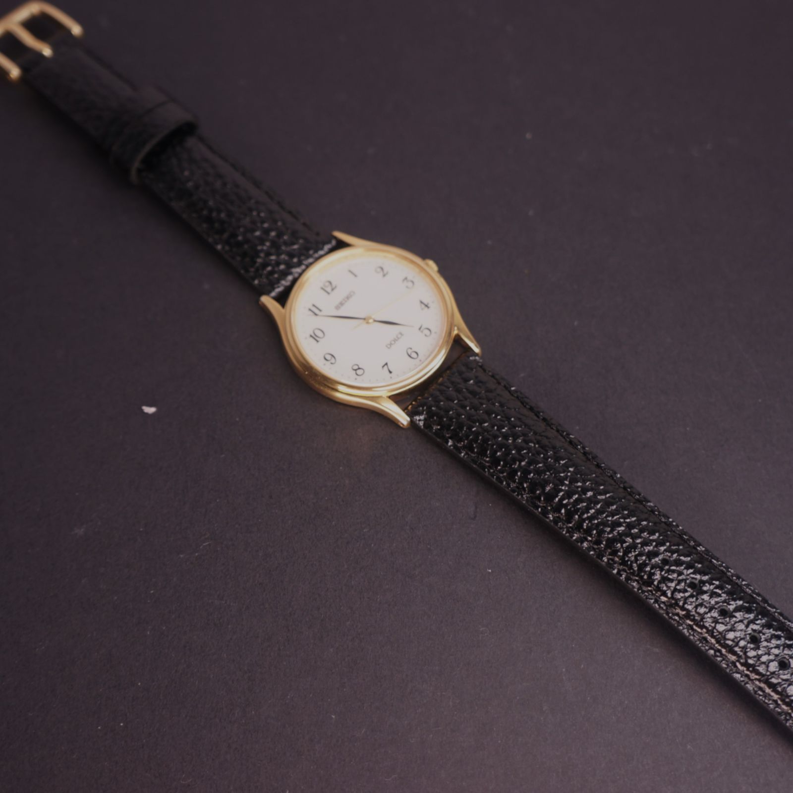 SEIKO DOLCE 8J41-5000 ゴールド文字盤 スクエア 稼働品 SEIKO DOLCE
