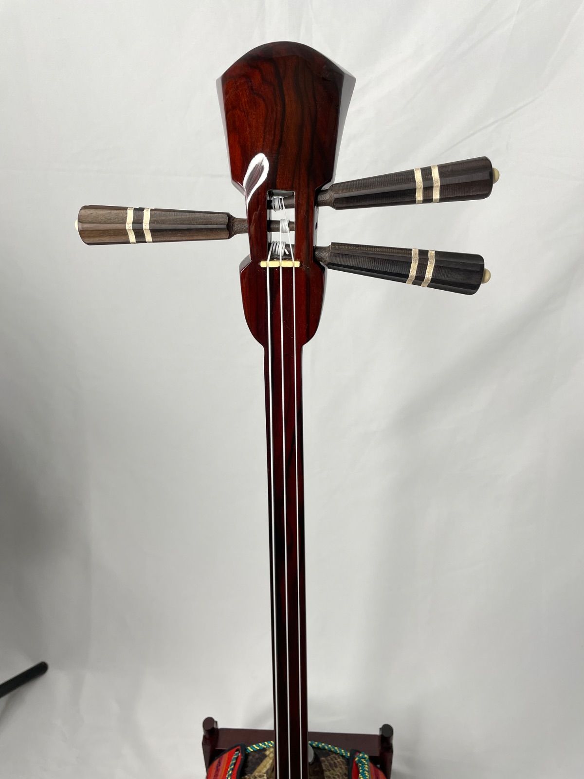 宮古木工芸 縞黒檀/カマゴン　本皮1枚張り三線 特選中古品 上等縞黒檀・人工皮三線 - メルカリ