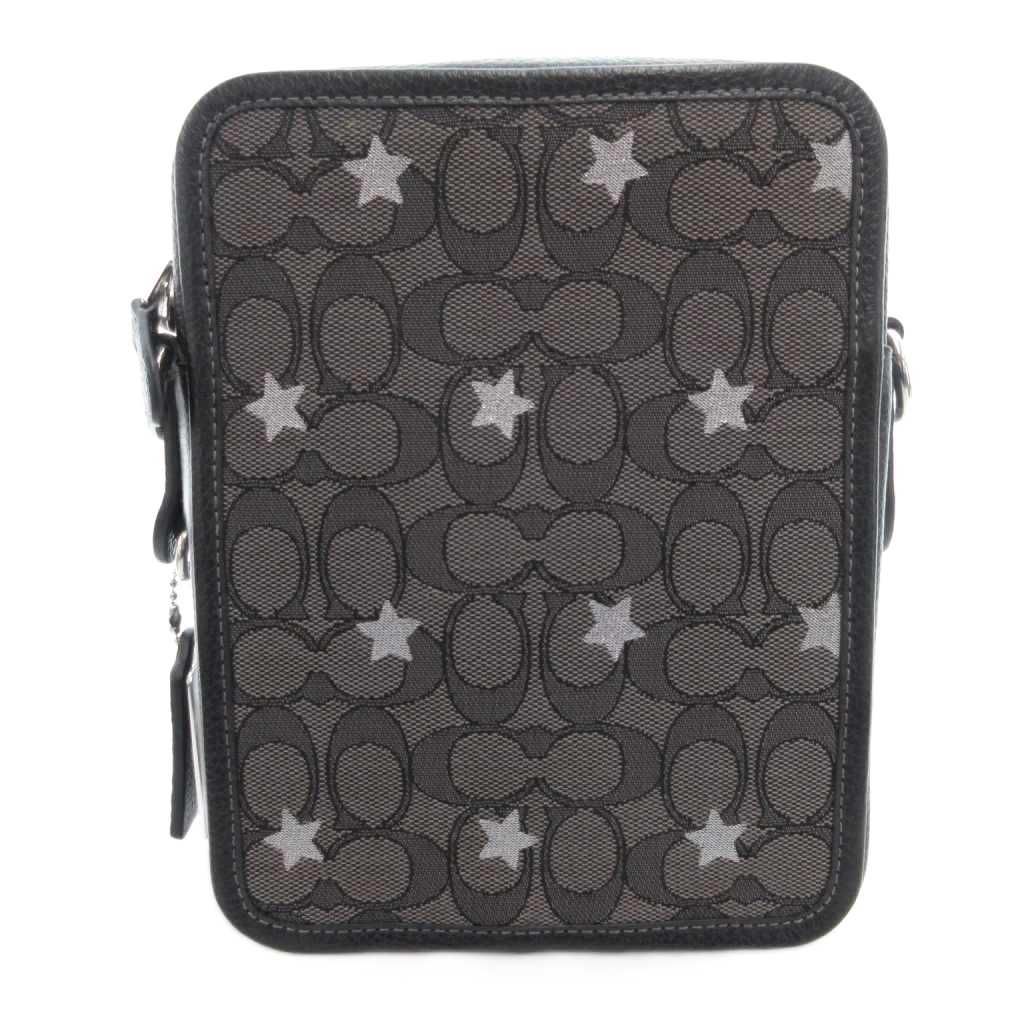 コーチ COACH 美品 サリバン クロスボディ・シグネチャー ジャカード 