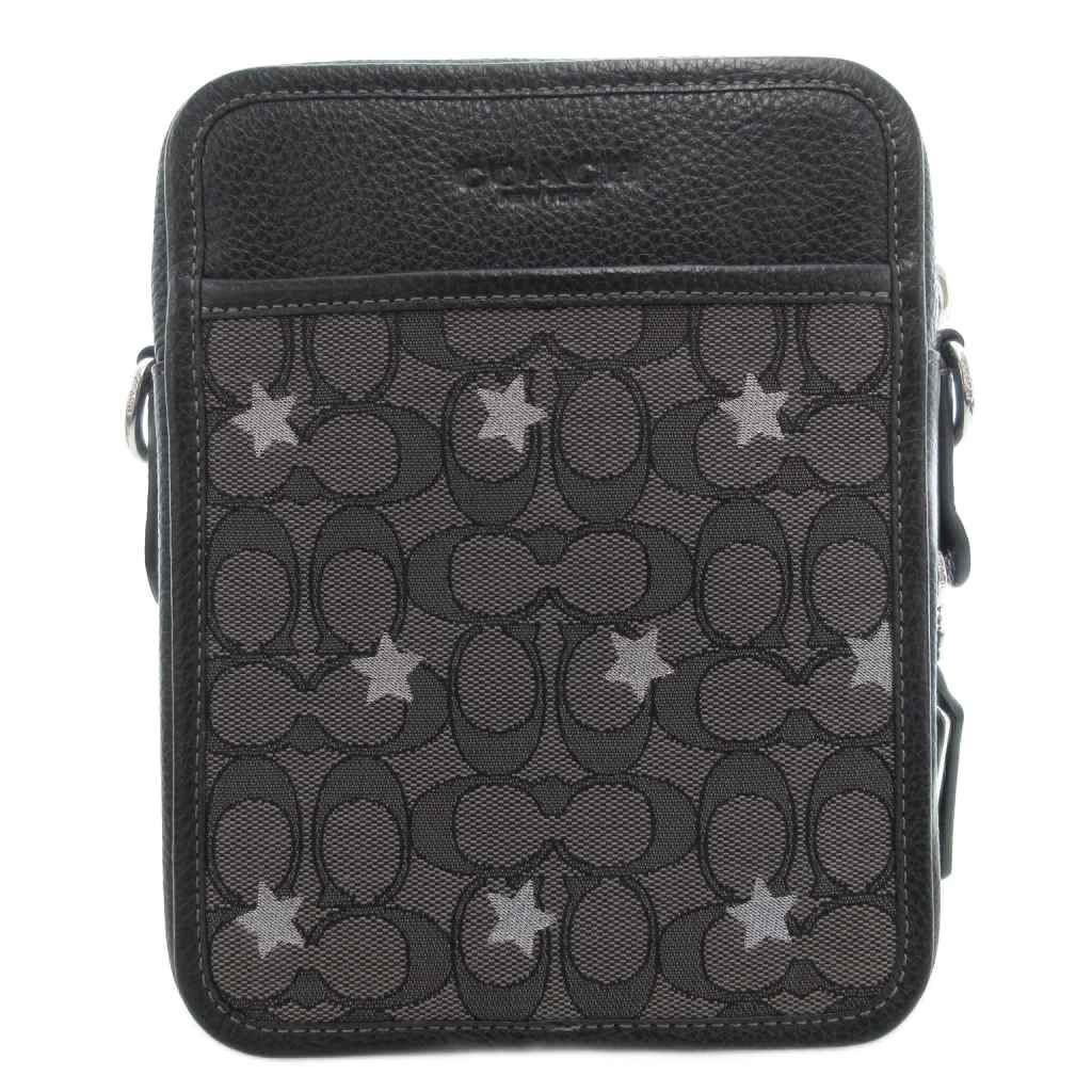 コーチ COACH 美品 サリバン クロスボディ・シグネチャー ジャカード 
