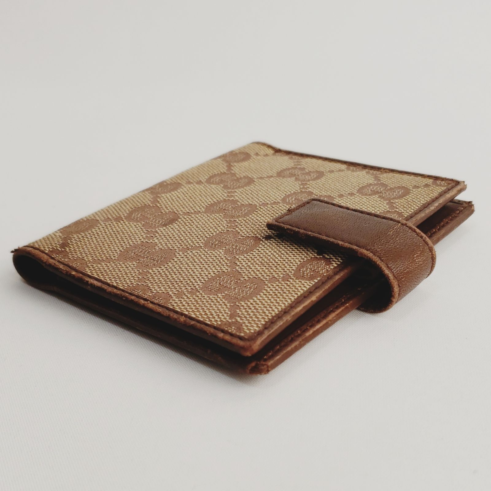 中古【GUCCI】グッチ ミニ手帳カバー 名刺入れ マネークリップにも