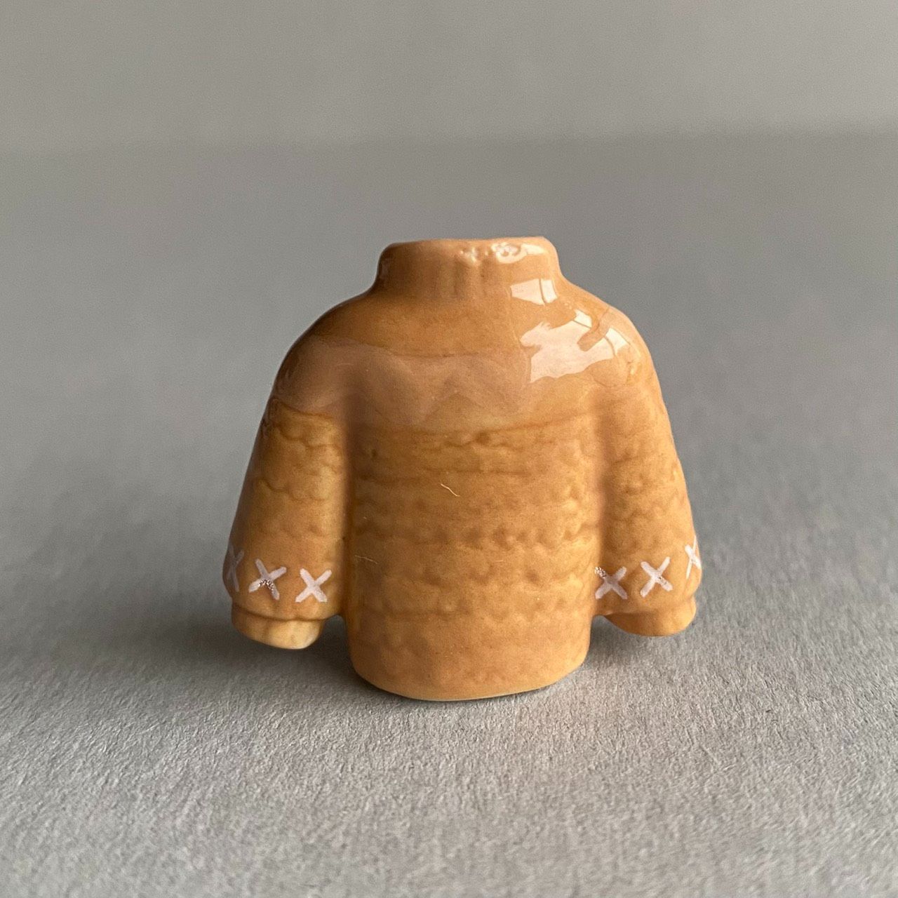 セーターのフェーブ ※欠けあり／クリスマスリース／ニット／フランス