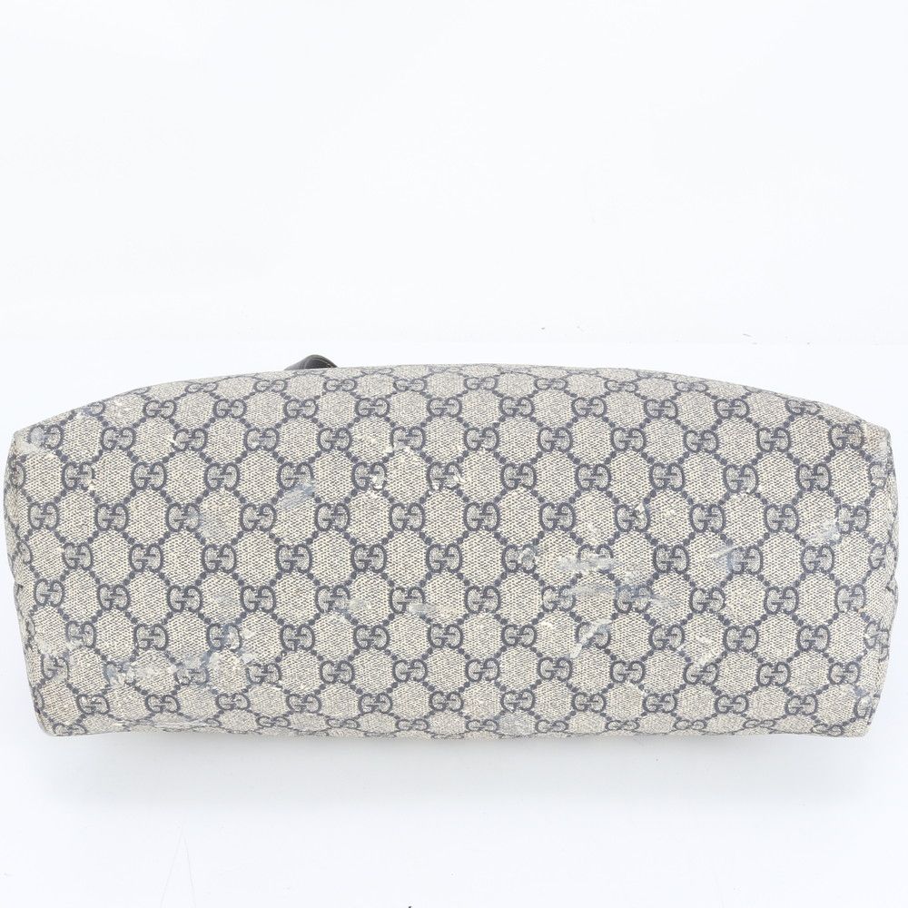 美品 グッチ GGスプリーム 211137 レザー トート バッグ ショルダー