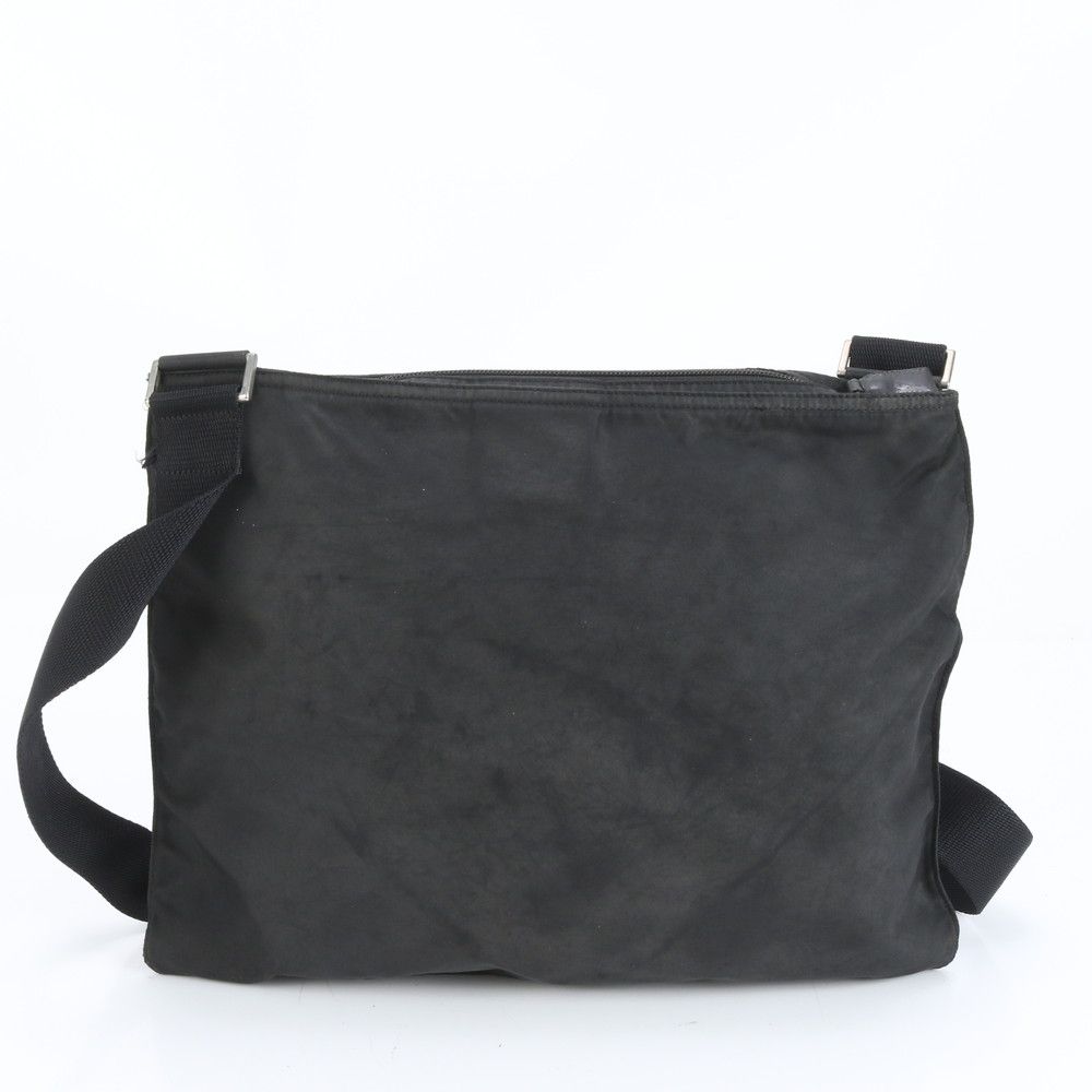 美品 プラダ テスート ナイロン トライアングルロゴ レザー ショルダー