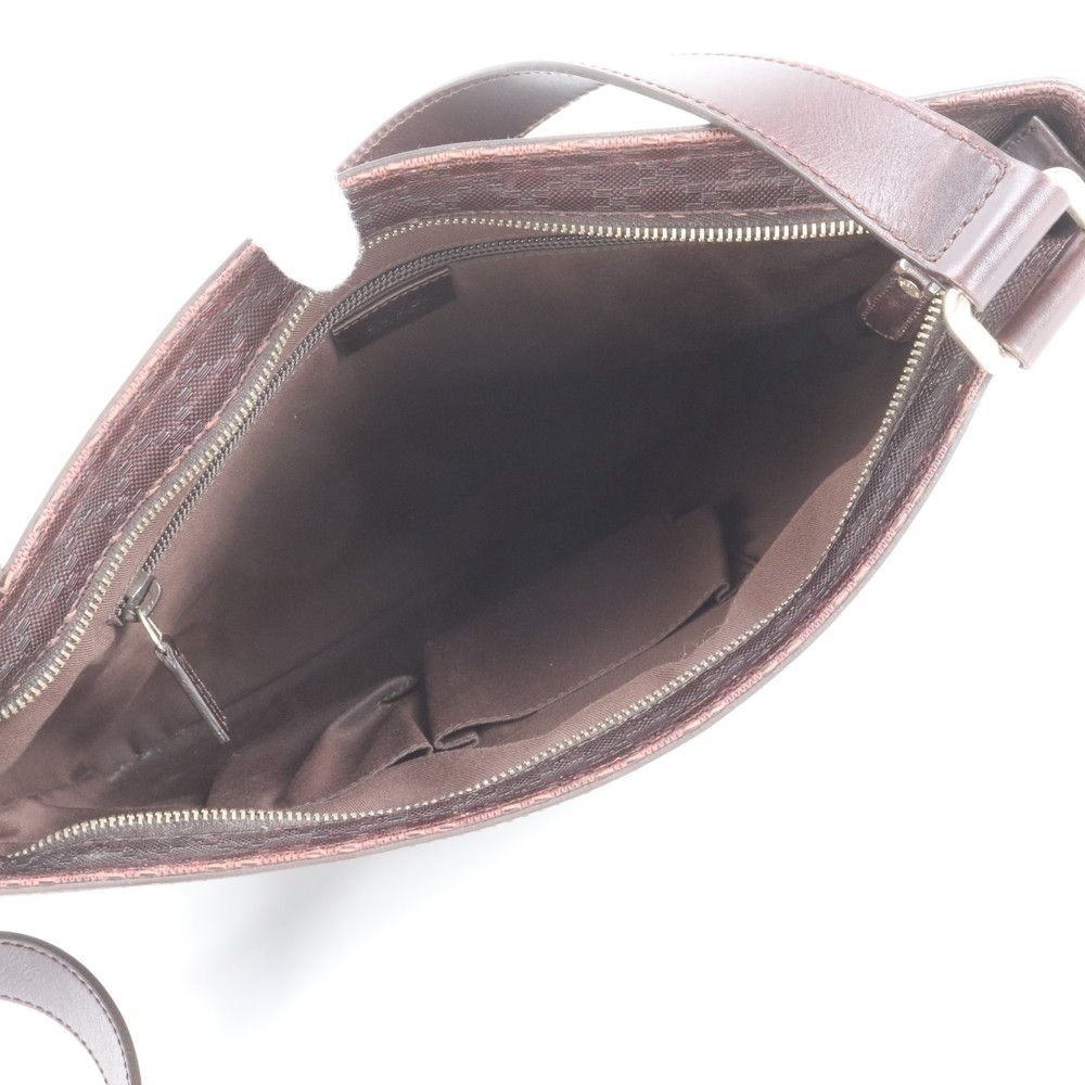 極美品 グッチ ディアマンテ 201446 レザー ショルダーバッグ 斜め掛け