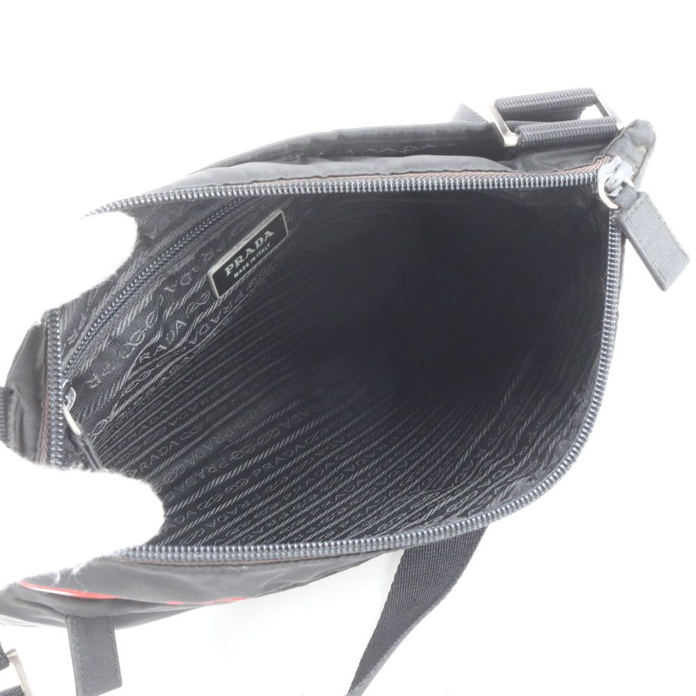 【極美品】プラダ スポーツ ショルダーバッグ メッセンジャーバッグ ナイロン 極美品 プラダ スポーツ レザー ナイロン ショルダーバッグ 斜め掛け