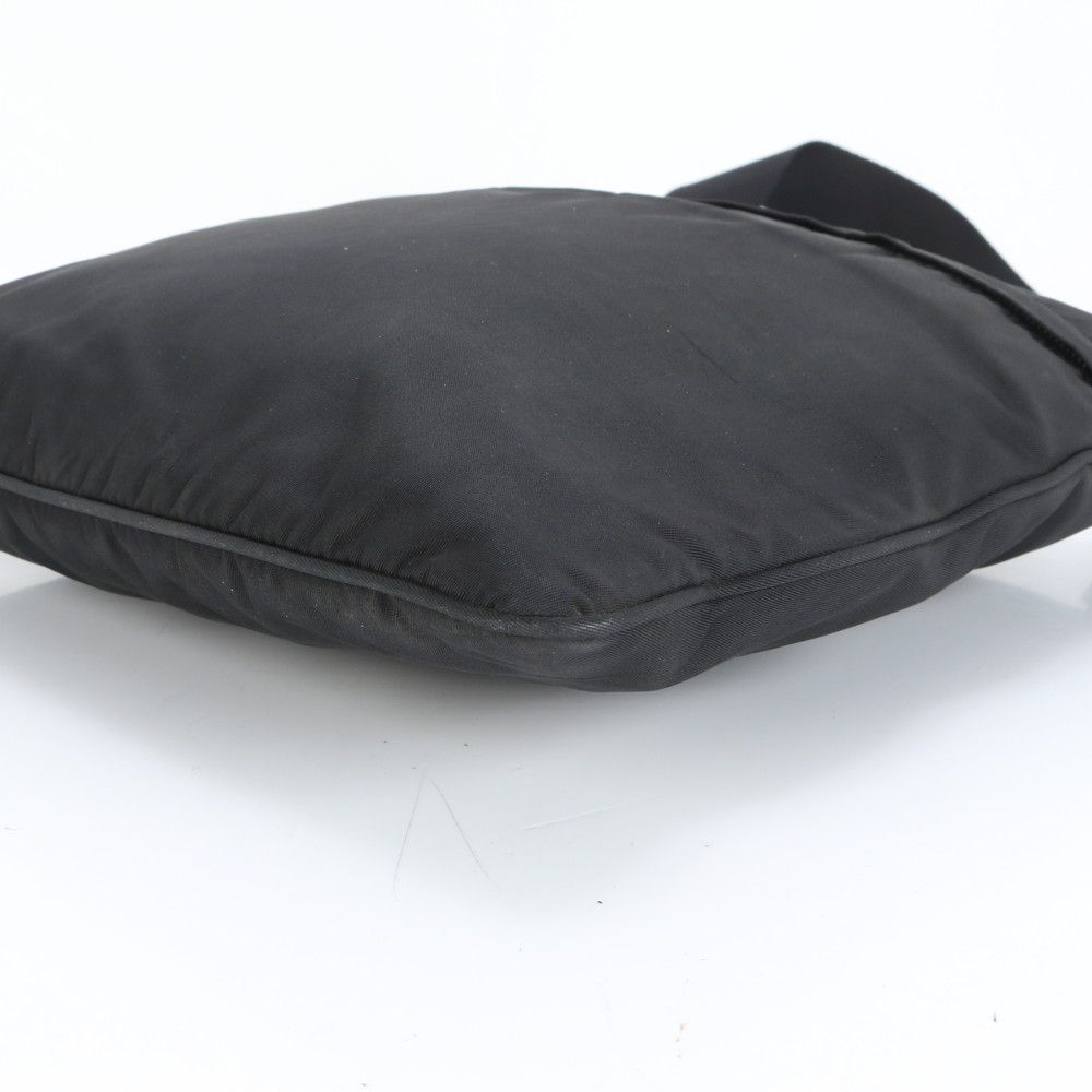 極美品 プラダ スポーツ レザー ナイロン ショルダーバッグ 斜め掛け