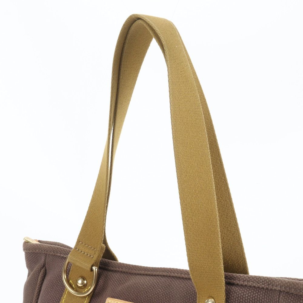 極美品 ルイヴィトン アンティグア カバ MM ブラン M40086 レザー