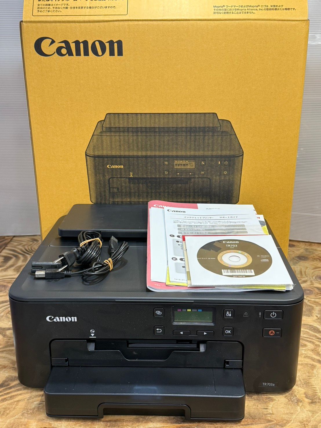 S 99966 キヤノン インクジェットプリンター PIXUS TR 703 A 取説付