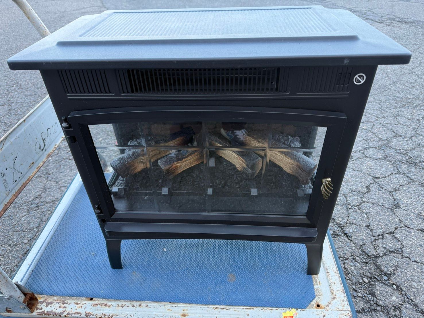 S00403 QVCジャパン 暖炉型ファンヒーター DFI-5010-01 3D炎