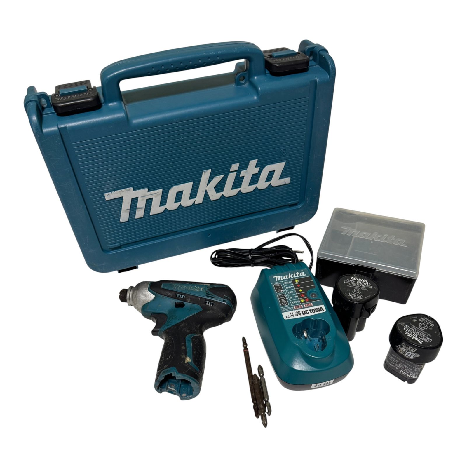 マキタ Makita 充電式インパクトドライバ 10.8 V 青 バッテリー 付き 1700-3050