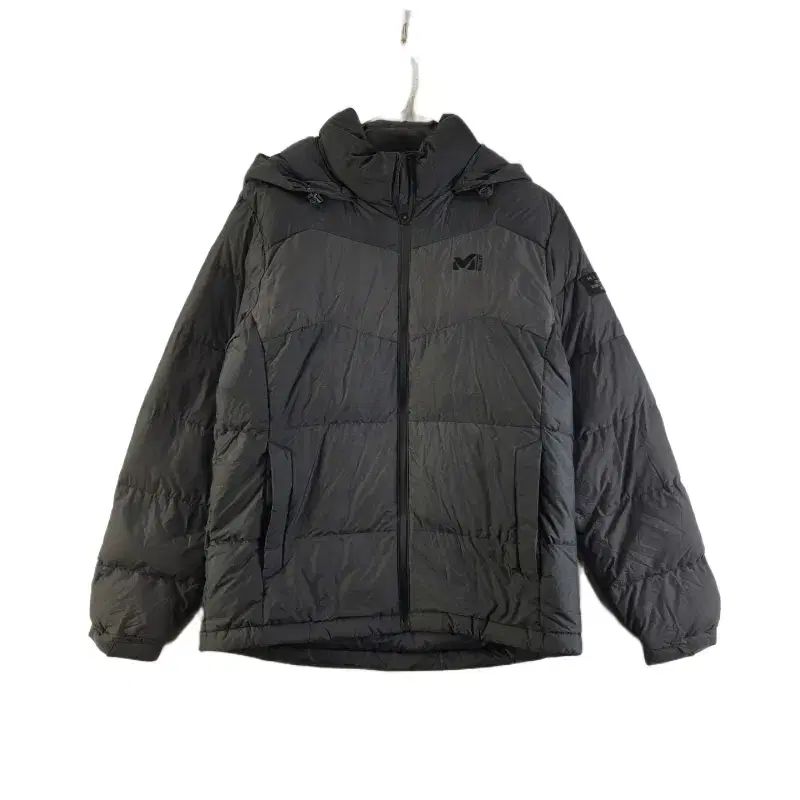 ミレー ユニセックス 95 グースダウン グレー フード アウター K8716